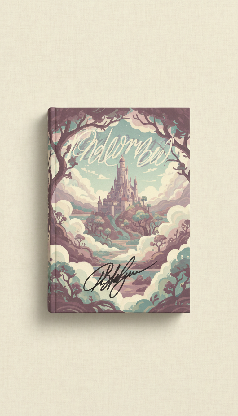 Signed romantasy hardcover with illustrated cover